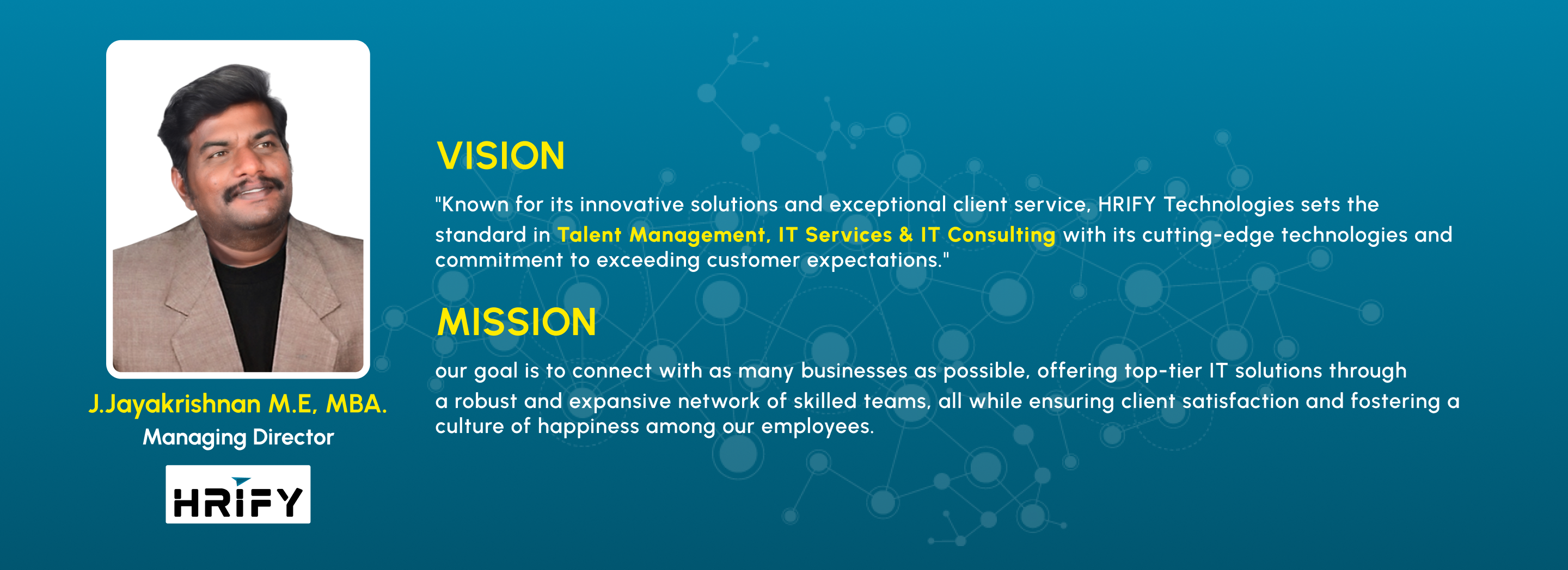 Managing Director - J. Jayakrishnan